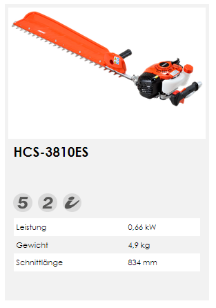 Heckenschere Echo HCS-3810ES